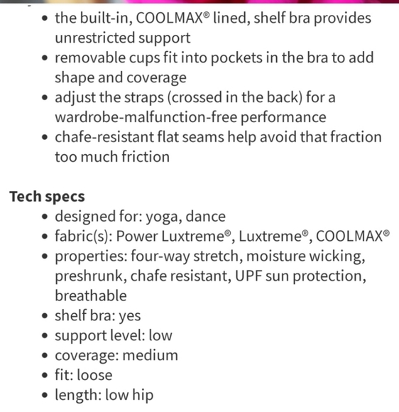 Lululemon rehearsal tanksmoky rose sz8 - Picture 8 of 8